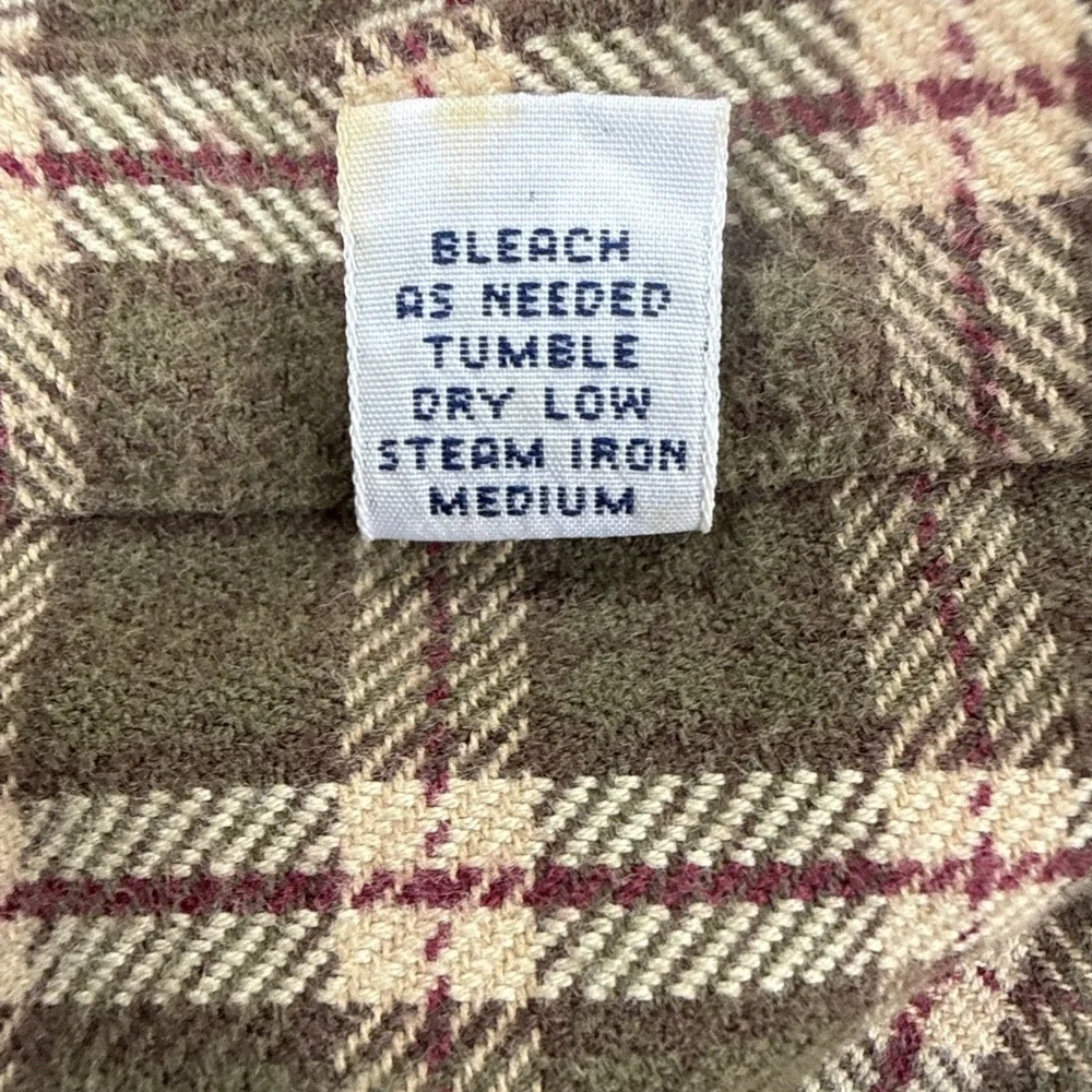 Vintage Ralph Lauren Men's XL Flannel Lowell Sport Brown Red Plaid Long Sleeve